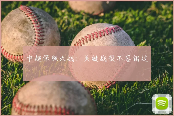 中超保级大战：关键战役不容错过